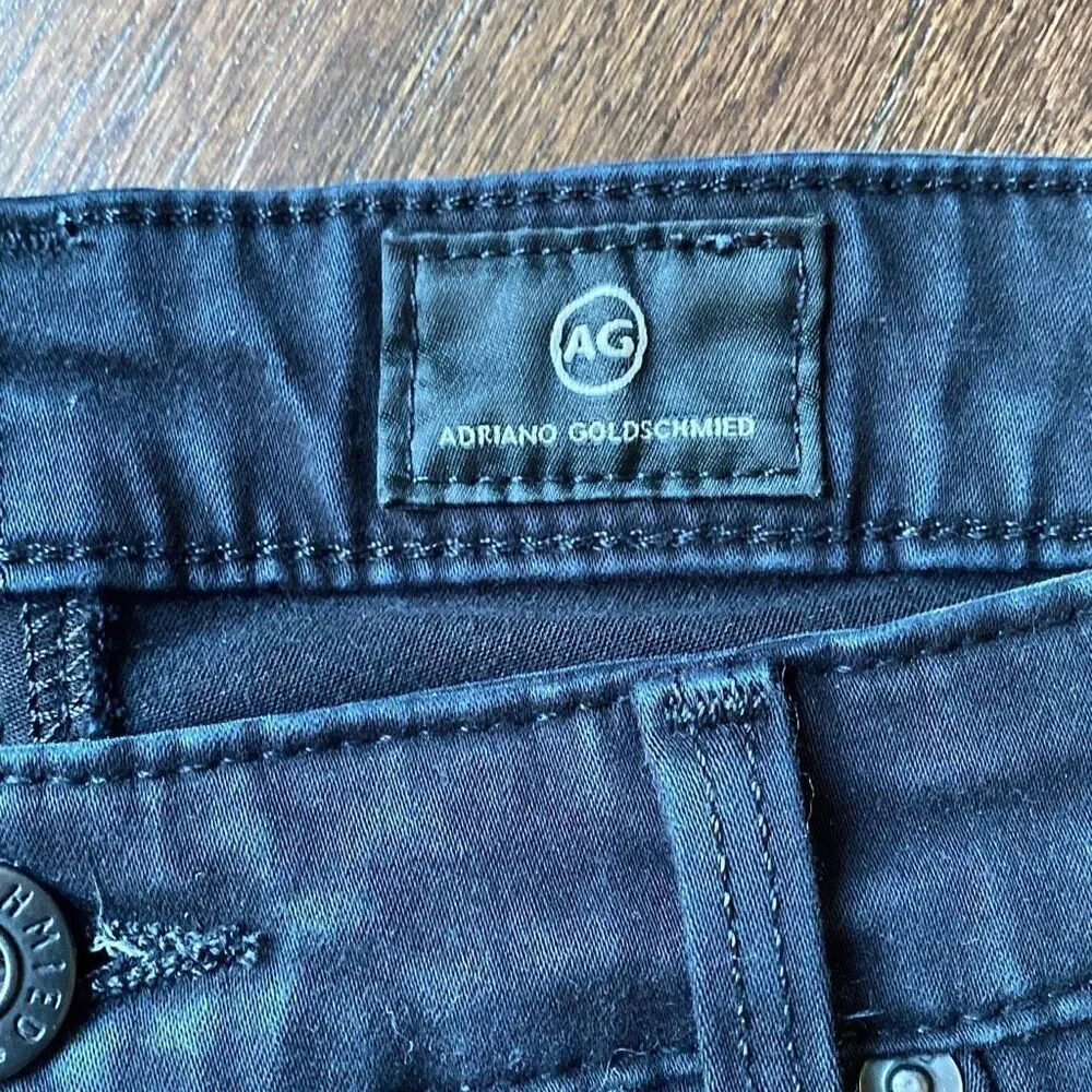 Womens Adriano Goldschmeid skinny jeans black stretch‎ size 29 regular
